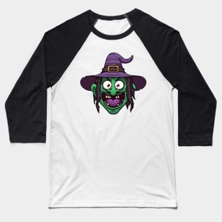 Witch Face Baseball T-Shirt
